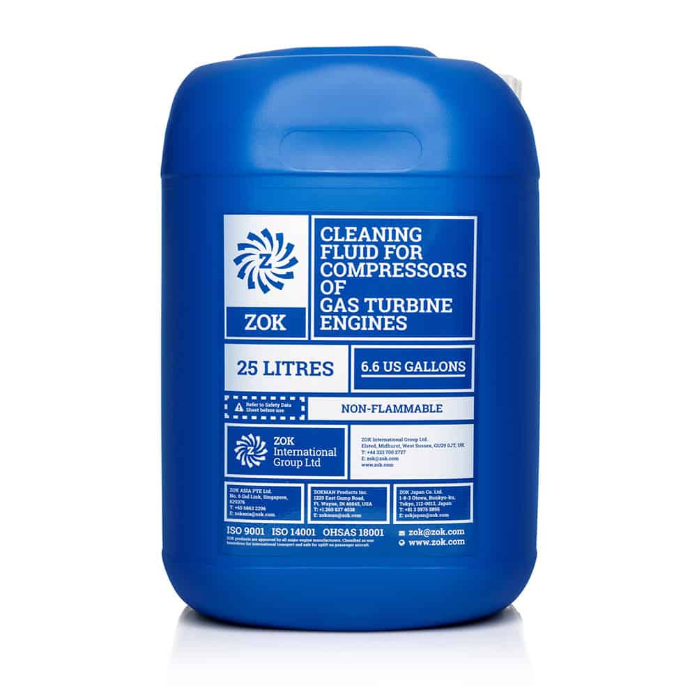 ZOK 27 Gas Turbine Compressor Cleaner 25L