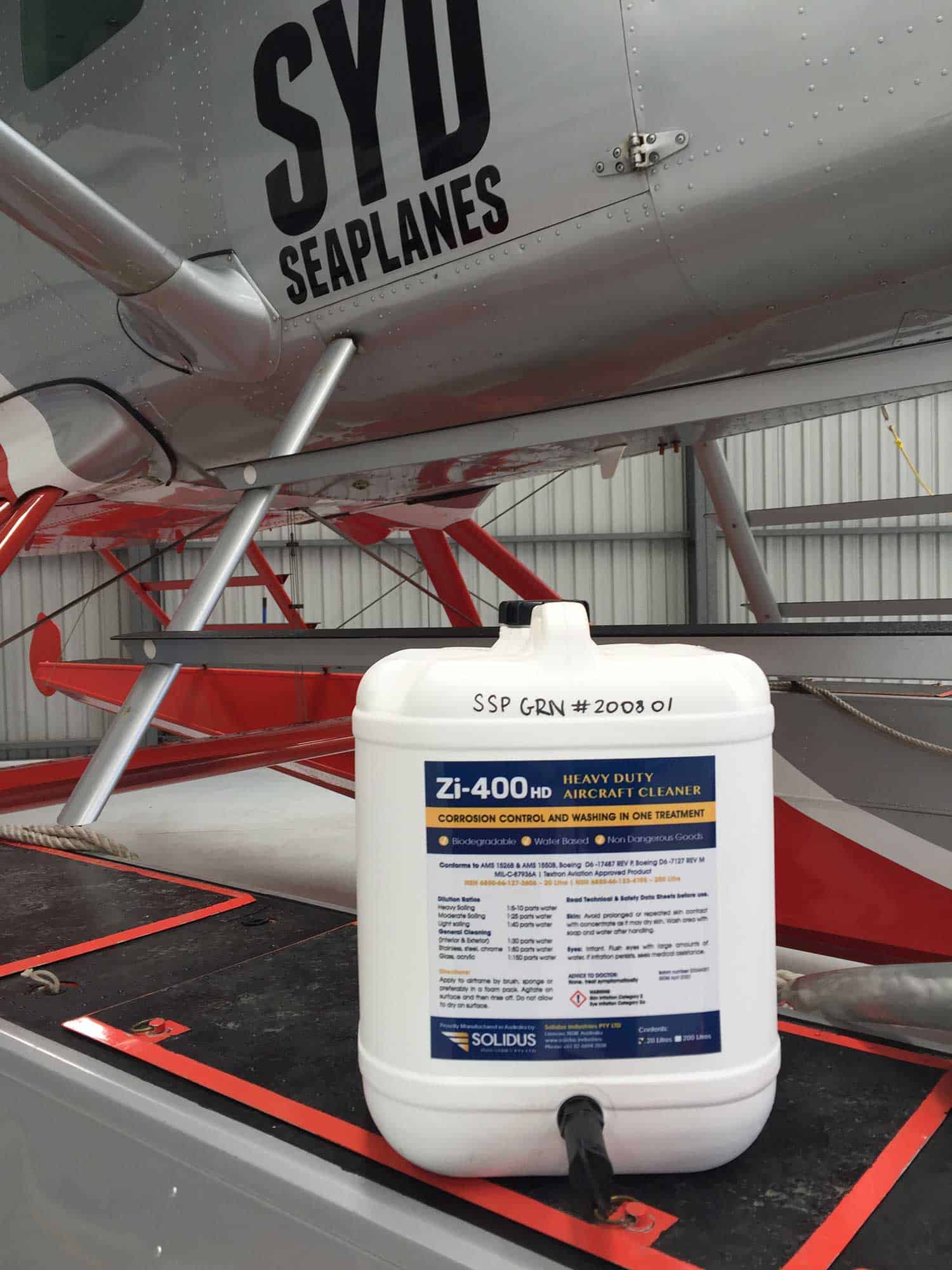 Sydney Seaplanes Zi-400 HD Aircraft Cleaner