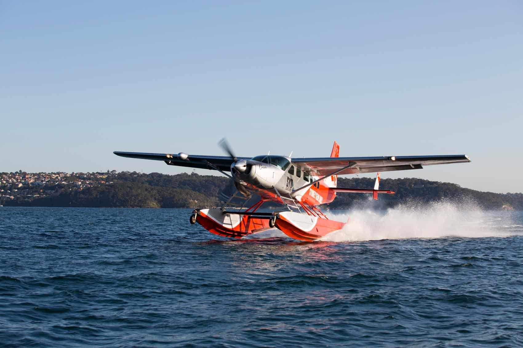 Sydney Seaplanes SXF Take Off Front View